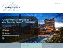 Tablet Screenshot of marzanocapitalgroup.com